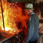 Blacksmith Gyuri Barabas, Miklosvar, Transylvania. Photo: Nagy D. Istvan.